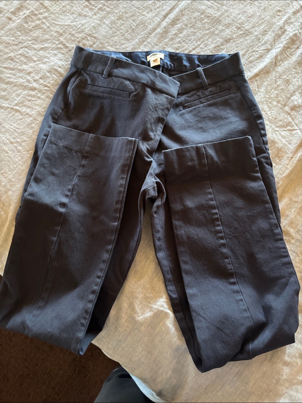 J. Crew Navy Cropped Ankle Pants